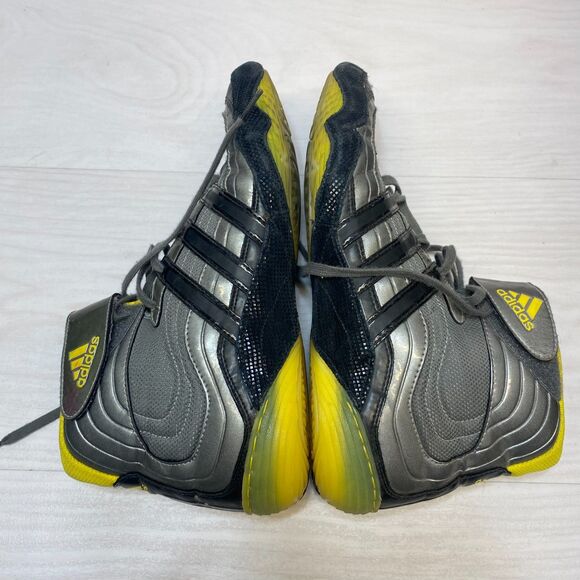 Rare Adidas Tyrint 08 Wrestling Shoes Men\'s Size 10 Gray Comfort Lace Up main image 4